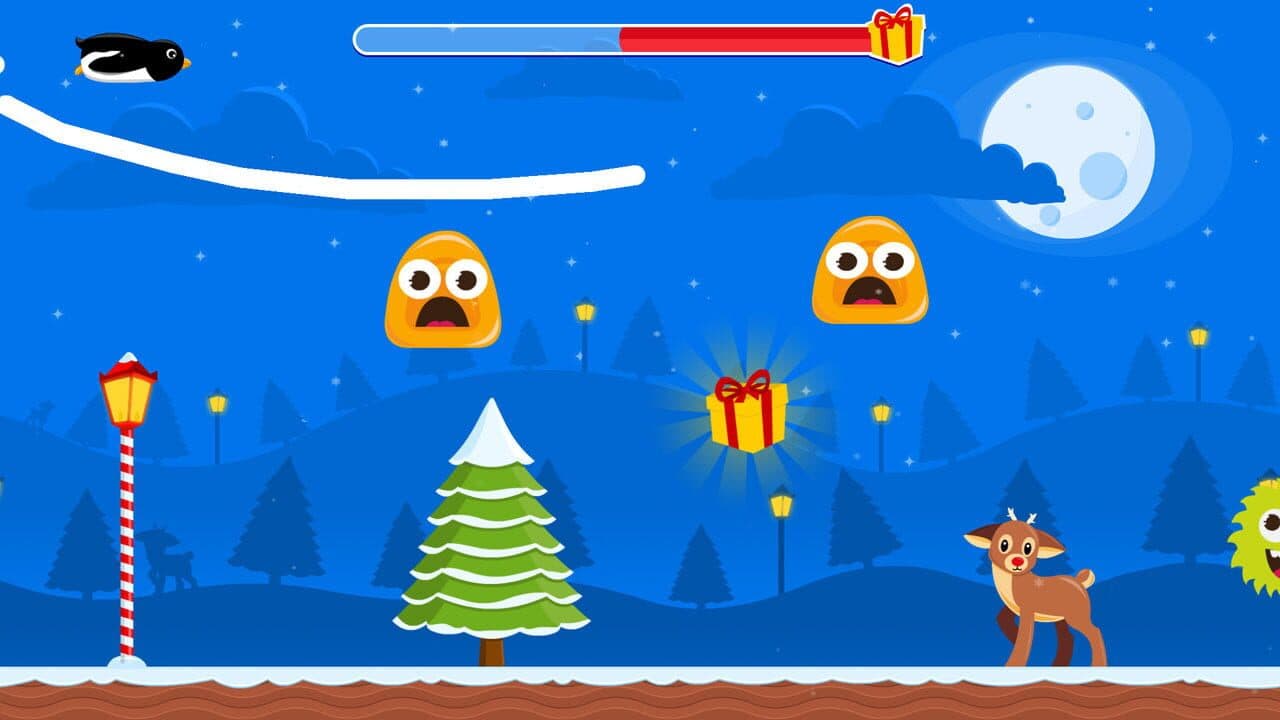 Christmas Adventure of Rocket Penguin screenshot 1