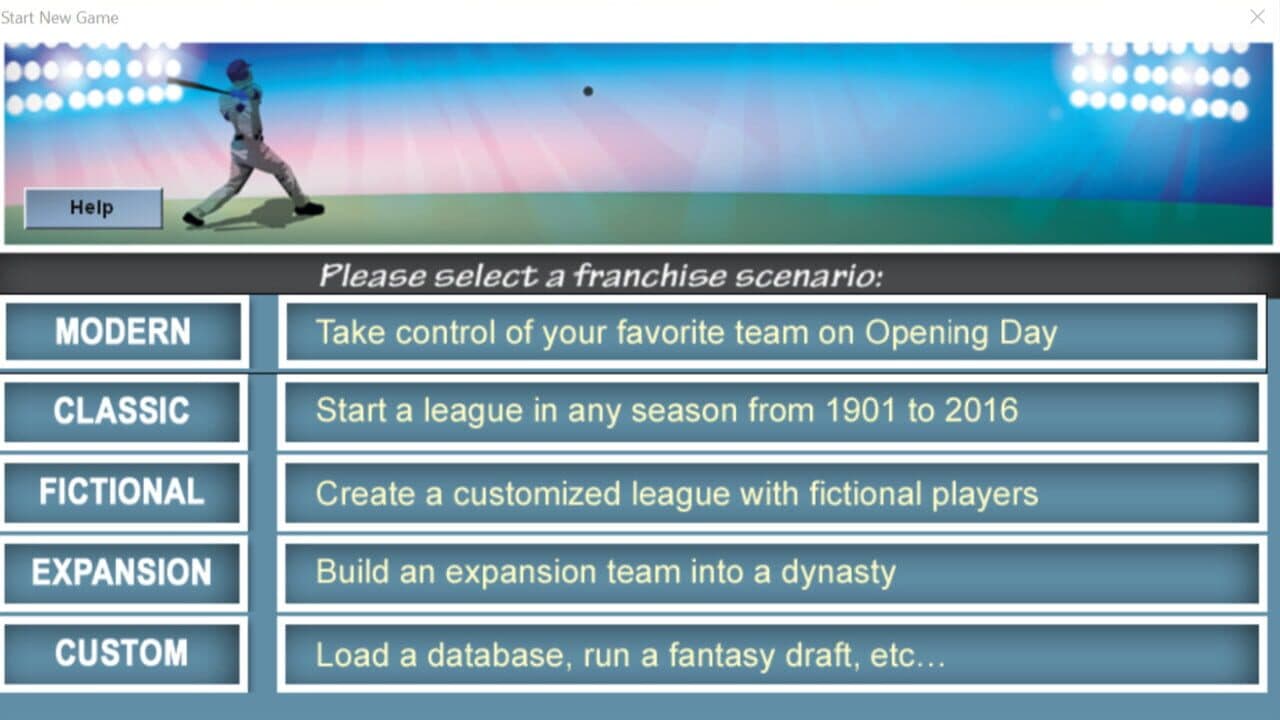 Baseball Mogul 2017 screenshot 1