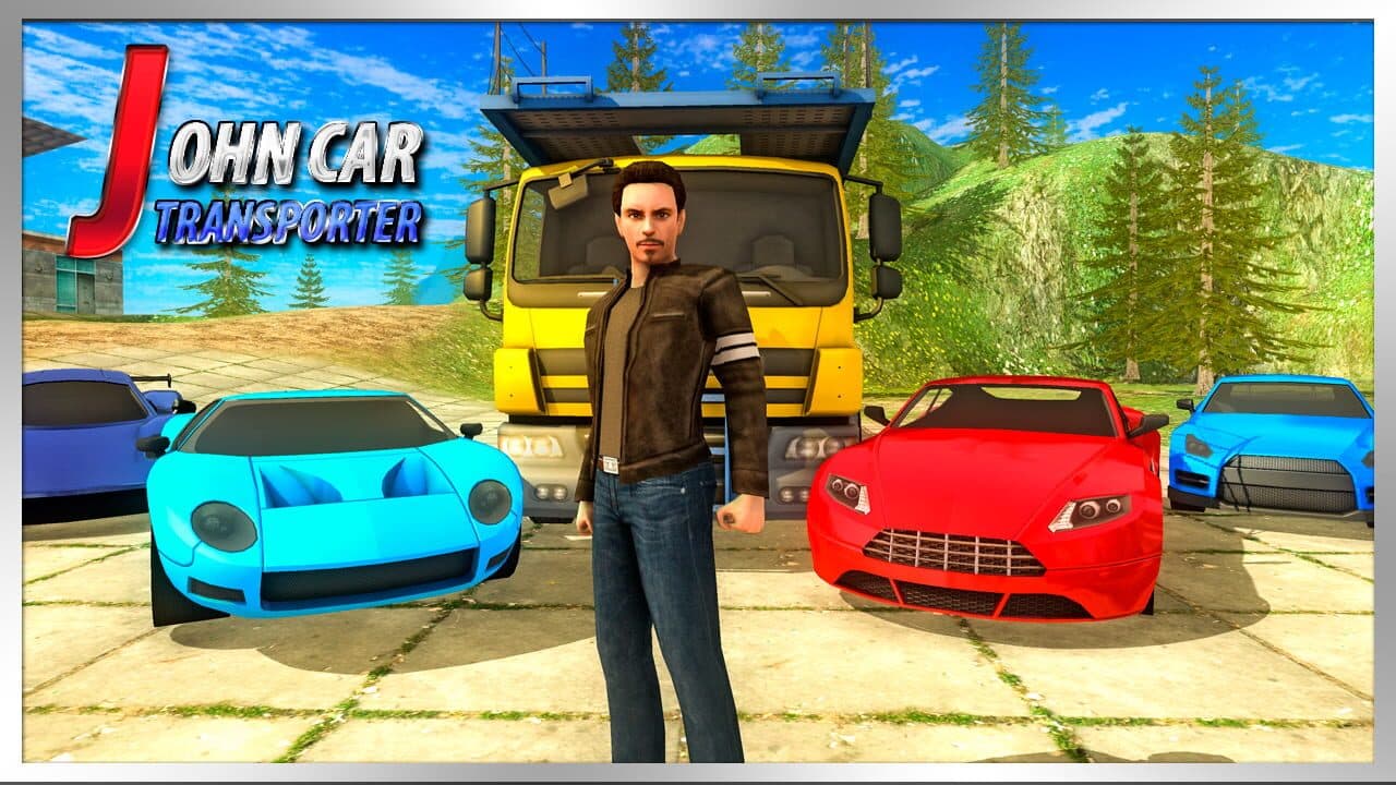 John: Car Transporter Truck 3D thumbnail 4