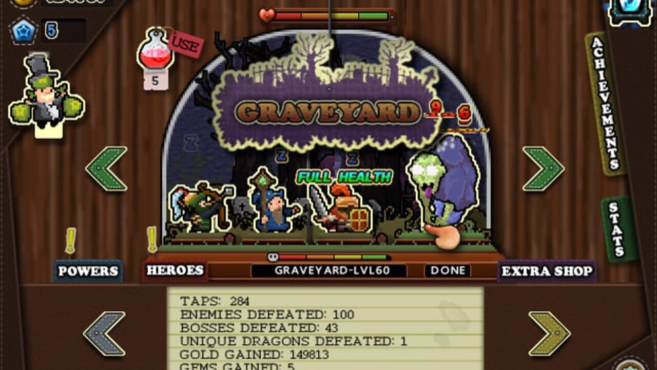Tap Heroes screenshot 1