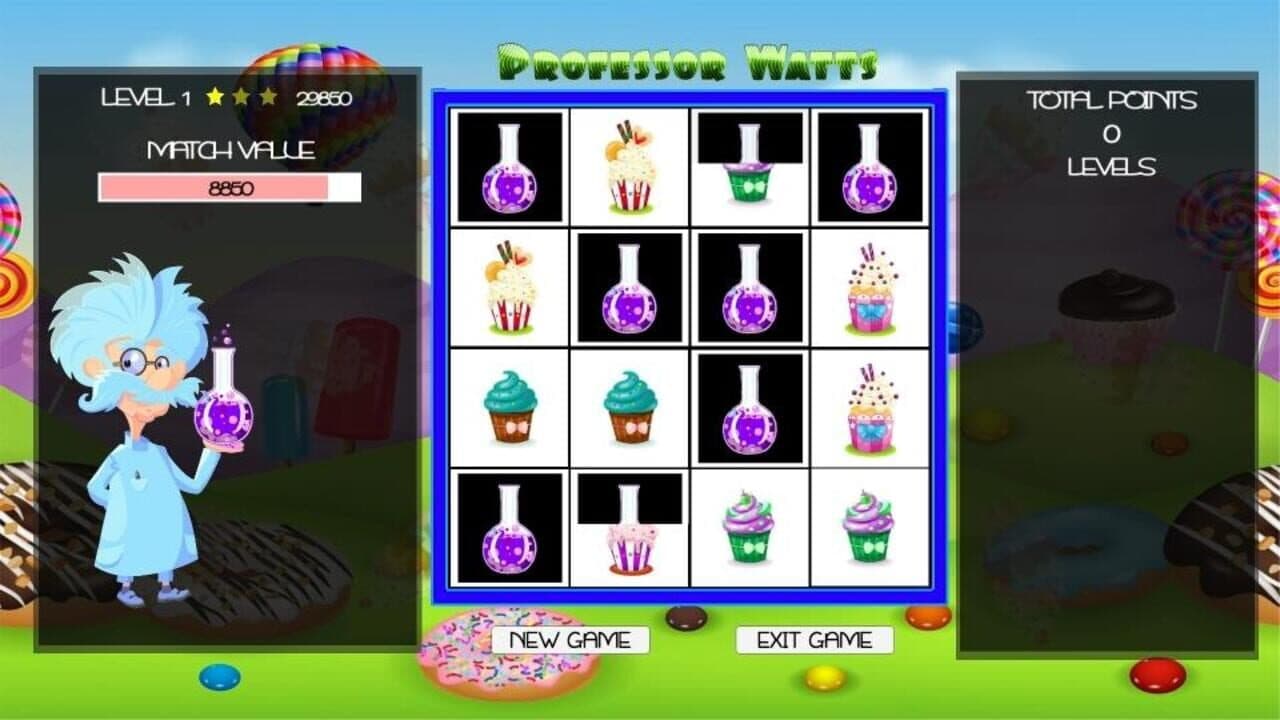 Professor Watts Memory Match: Yummy Cupcakes thumbnail 5