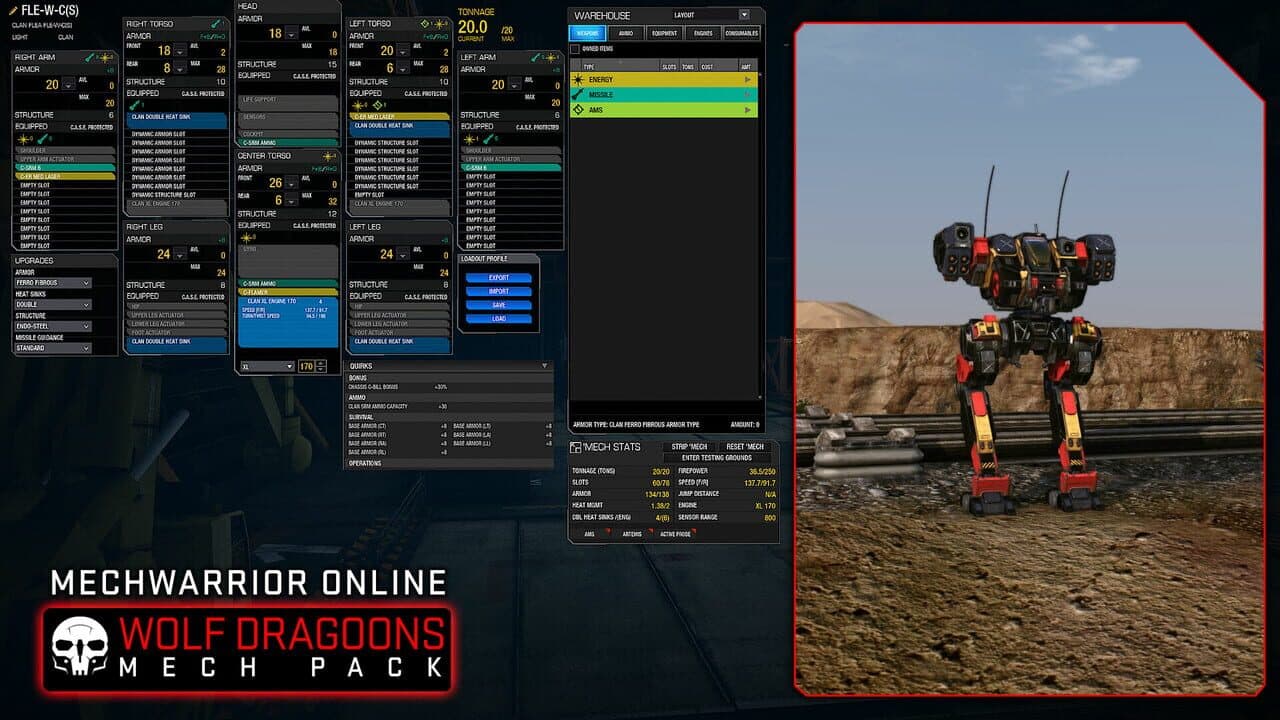 MechWarrior Online: Wolf Dragoons Mech Pack thumbnail 8