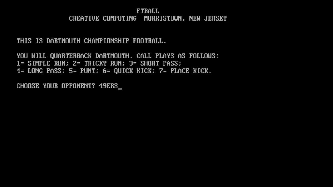 Dartmouth Championship Football screenshot 1