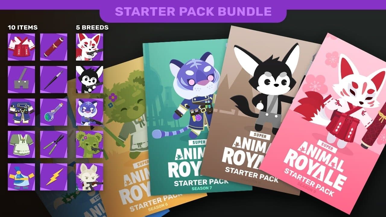Super Animal Royale: Starter Pack Bundle - Seasons 5-9 screenshot 1