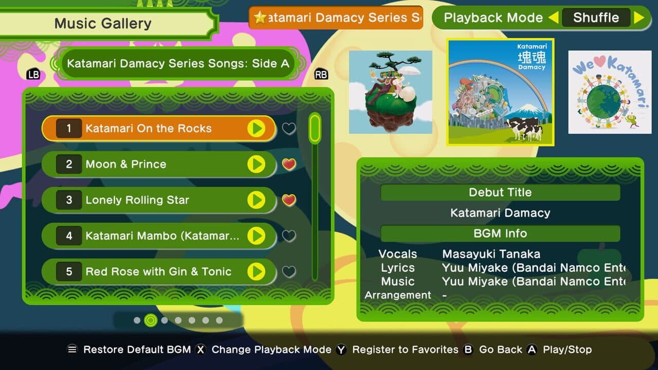 Once Upon a Katamari: Katamari Damacy Series Songs - Side A screenshot 1