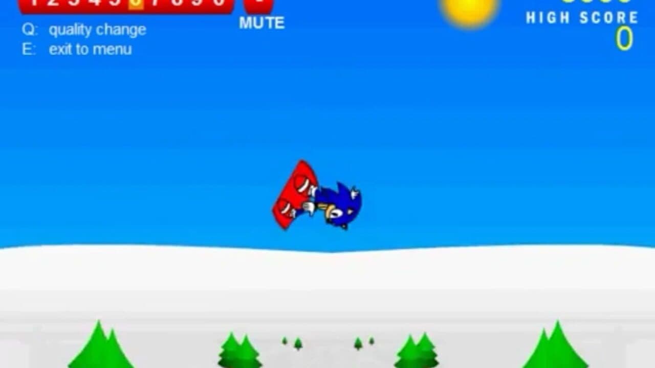 Sonic 3D Snowboarding thumbnail 4