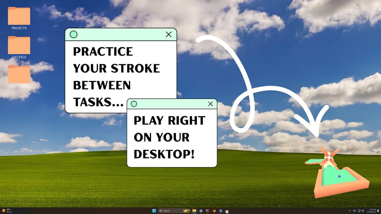 Desktop Golf screenshot 1