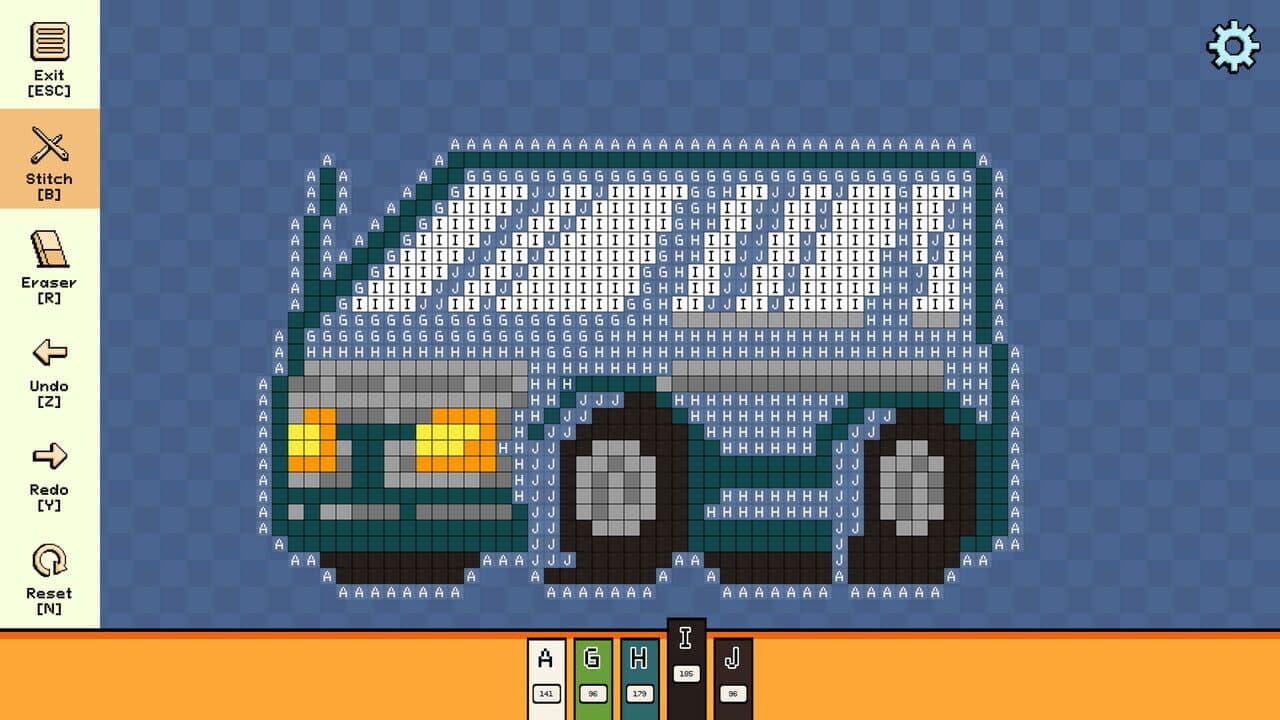 Pixel Cross Stitch: Color by Number - Tiny Vehicles Pack 2 thumbnail 2