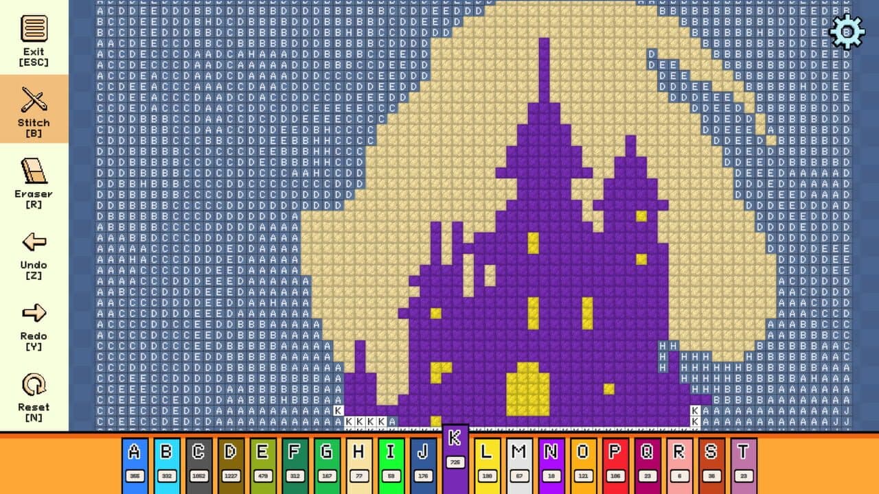 Pixel Cross Stitch: Color by Number - Enchanted Worlds Pack 3 thumbnail 4