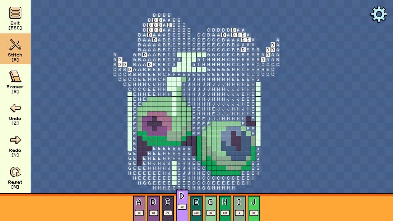 Pixel Cross Stitch: Color by Number - Halloween Minis Pack thumbnail 2