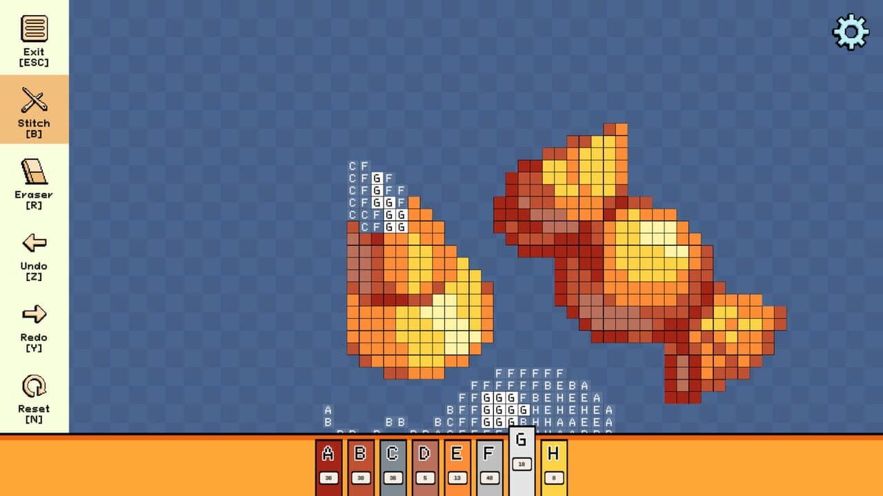 Pixel Cross Stitch: Color by Number - Halloween Minis Pack thumbnail 3