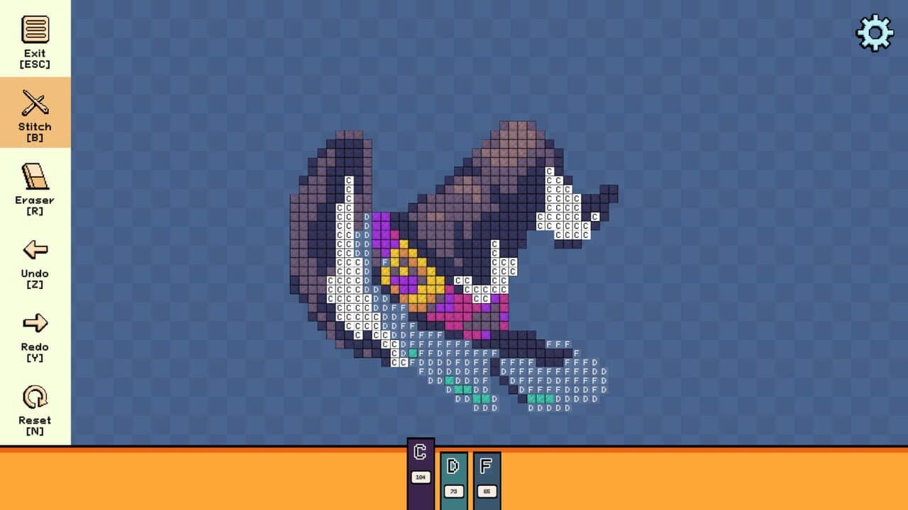 Pixel Cross Stitch: Color by Number - Halloween Minis Pack thumbnail 4