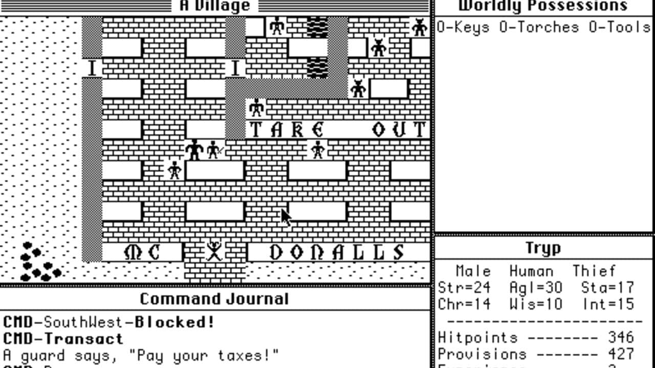 Ultima II: The Revenge of the Enchantress screenshot 1