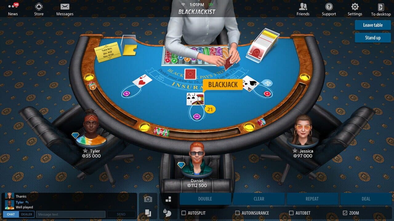 Blackjack 21: Blackjackist screenshot 1