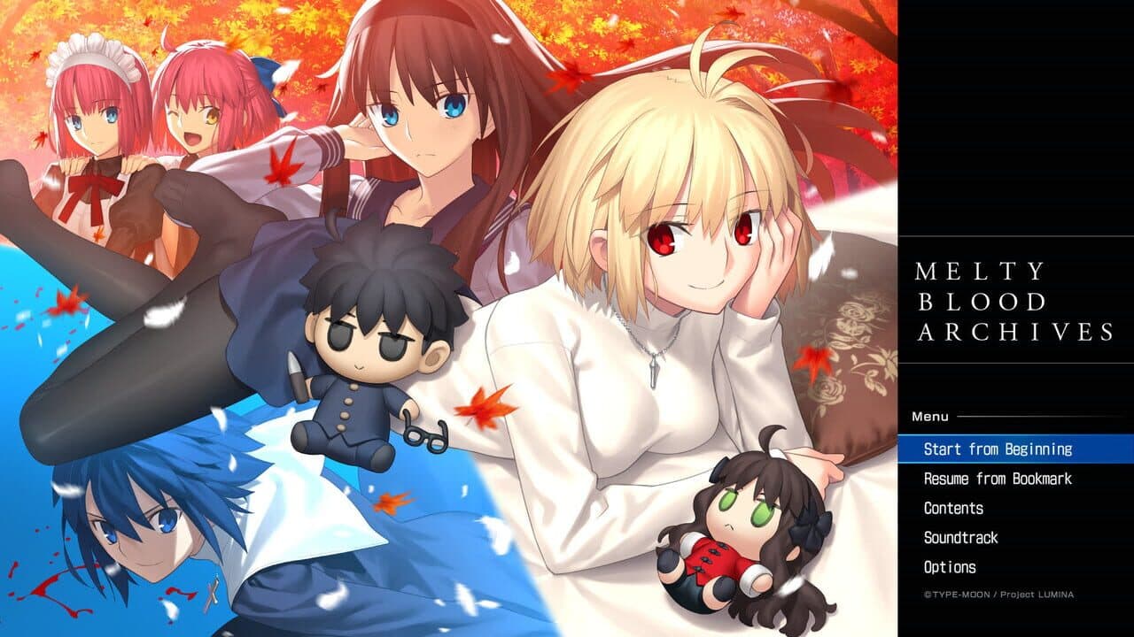 Melty Blood: Type Lumina - Melty Blood Archives screenshot 1