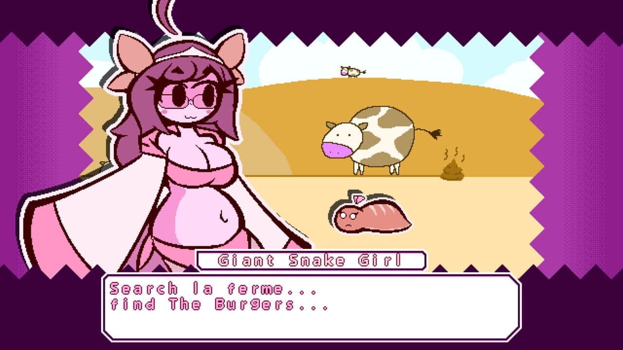 Giant Snake Girl Wants the Burger! thumbnail 4