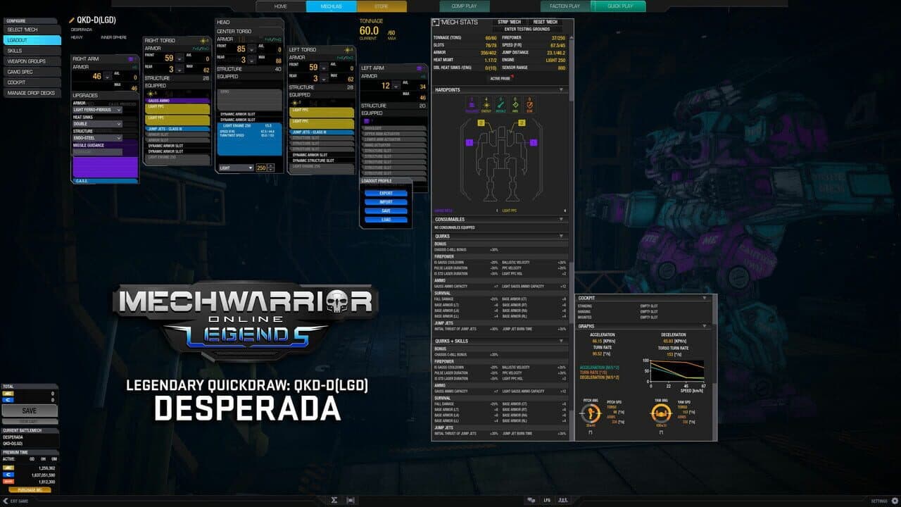 MechWarrior Online: Desperada Legendary Mech Pack thumbnail 2