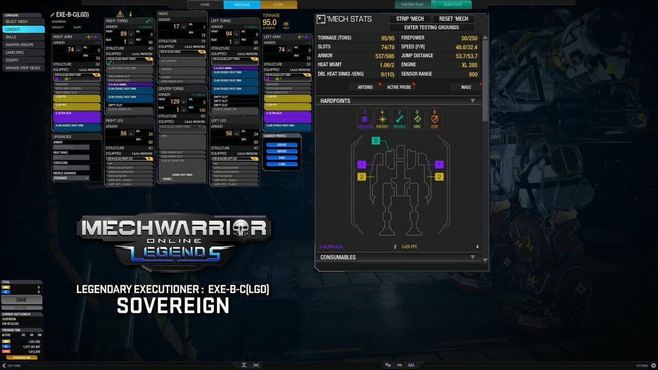 MechWarrior Online: Sovereign Legendary Mech Pack thumbnail 3