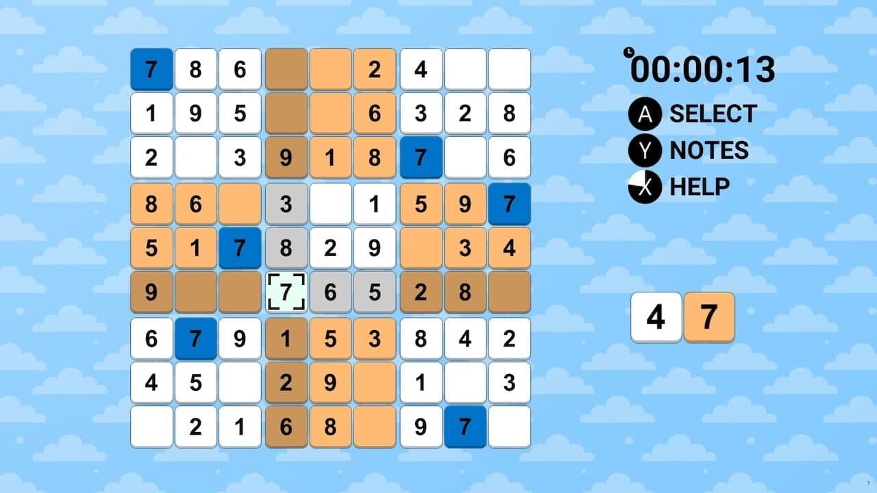 Sudoku screenshot 1