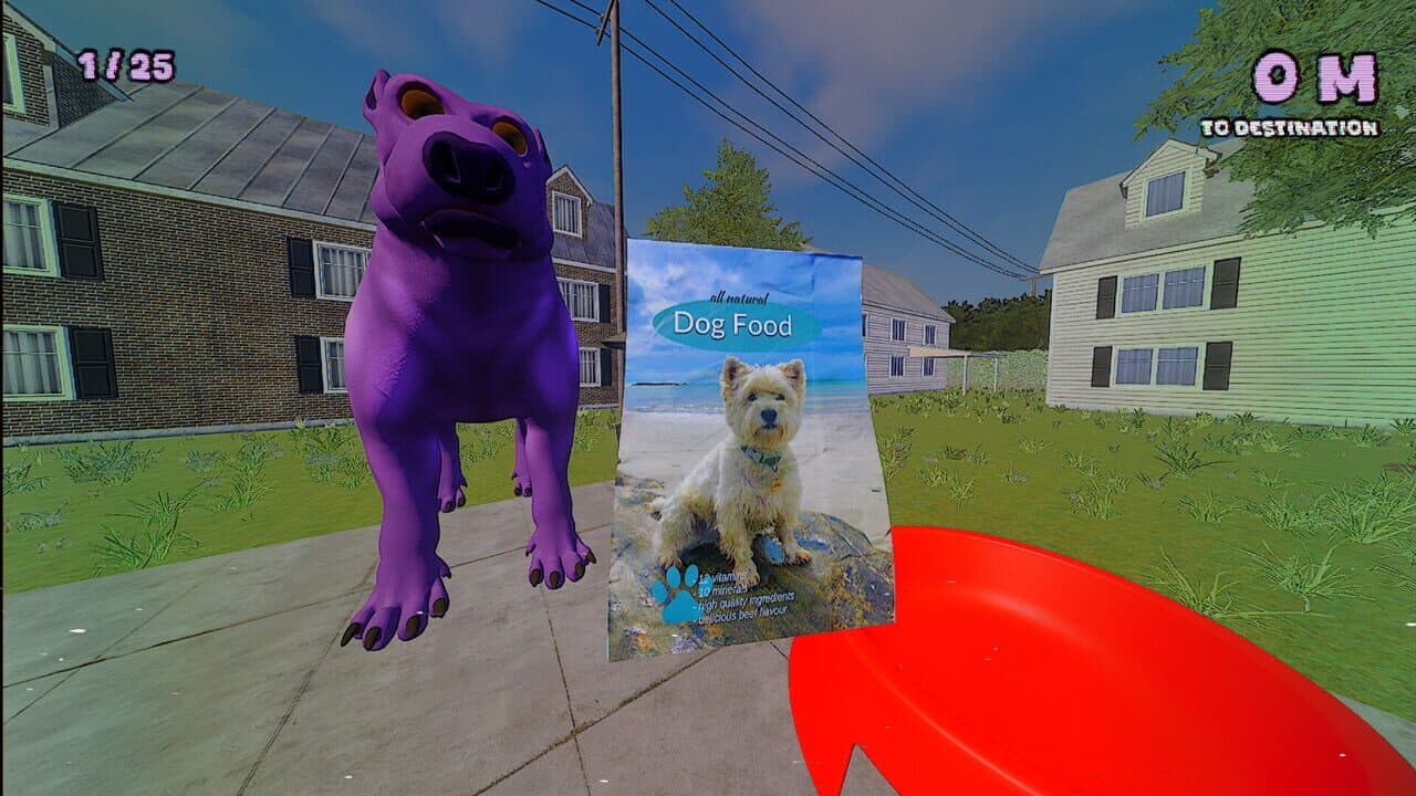 Pepper the Giant Purple Dog thumbnail 3