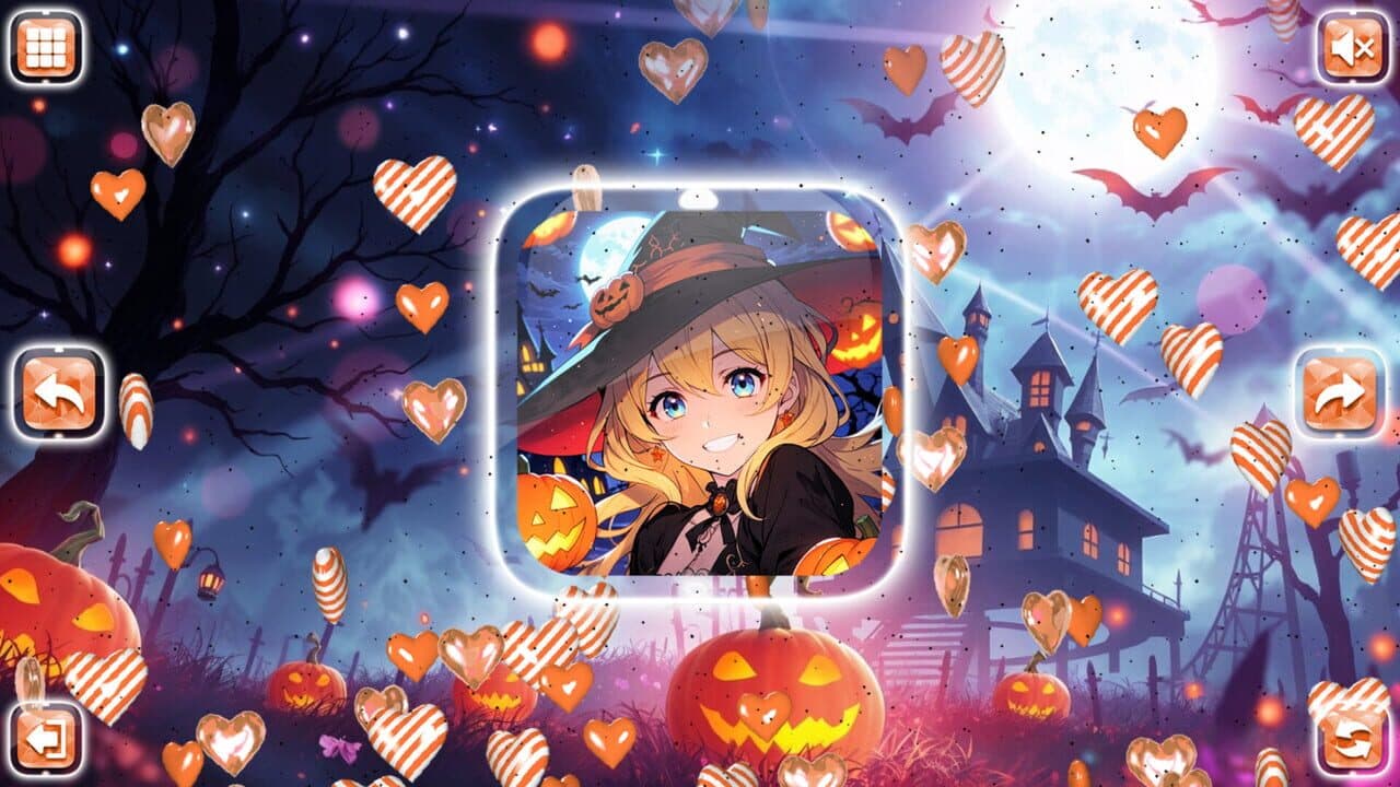 Lovely Anime Puzzle: Halloween thumbnail 2