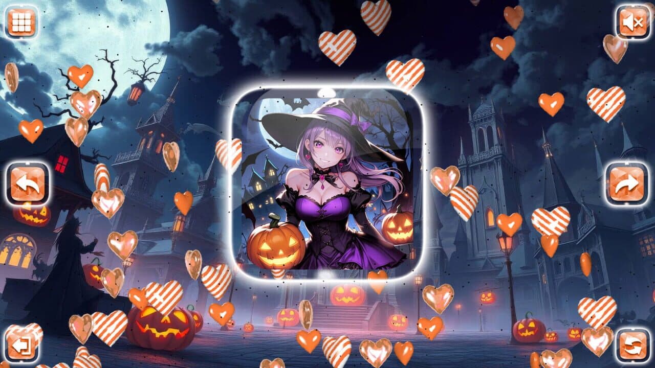 Lovely Anime Puzzle: Halloween thumbnail 4