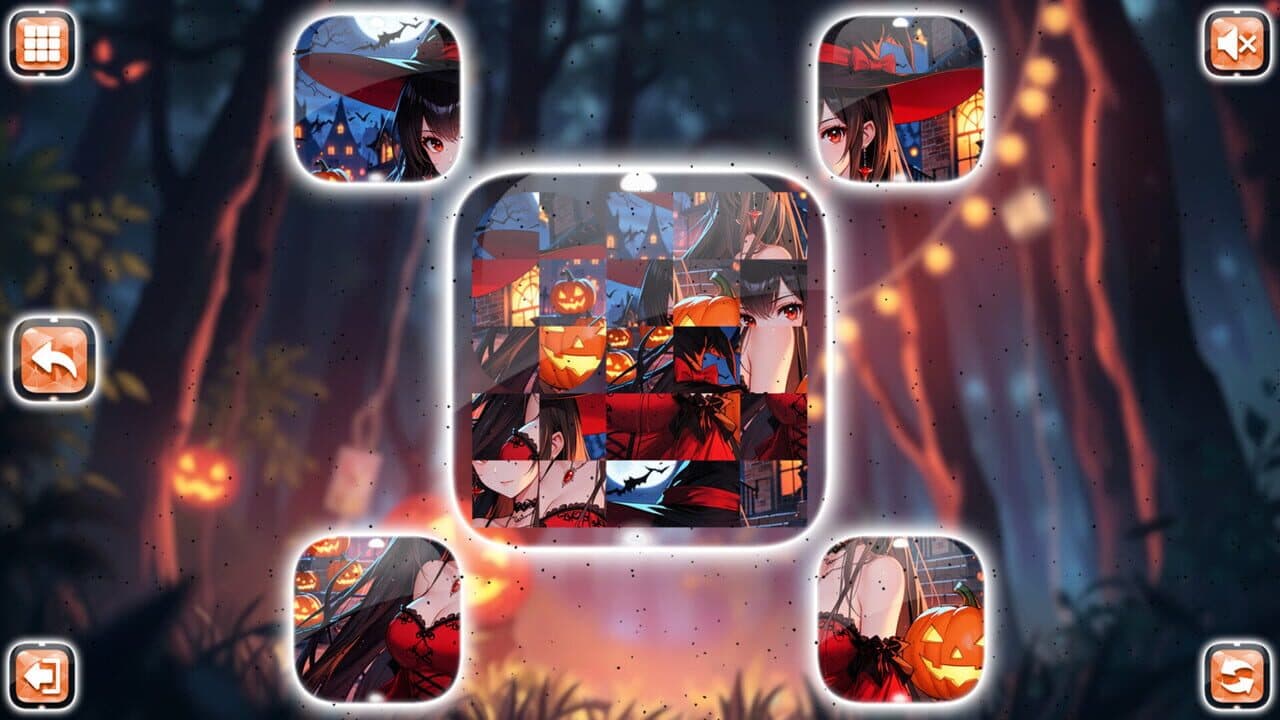 Lovely Anime Puzzle: Halloween thumbnail 5