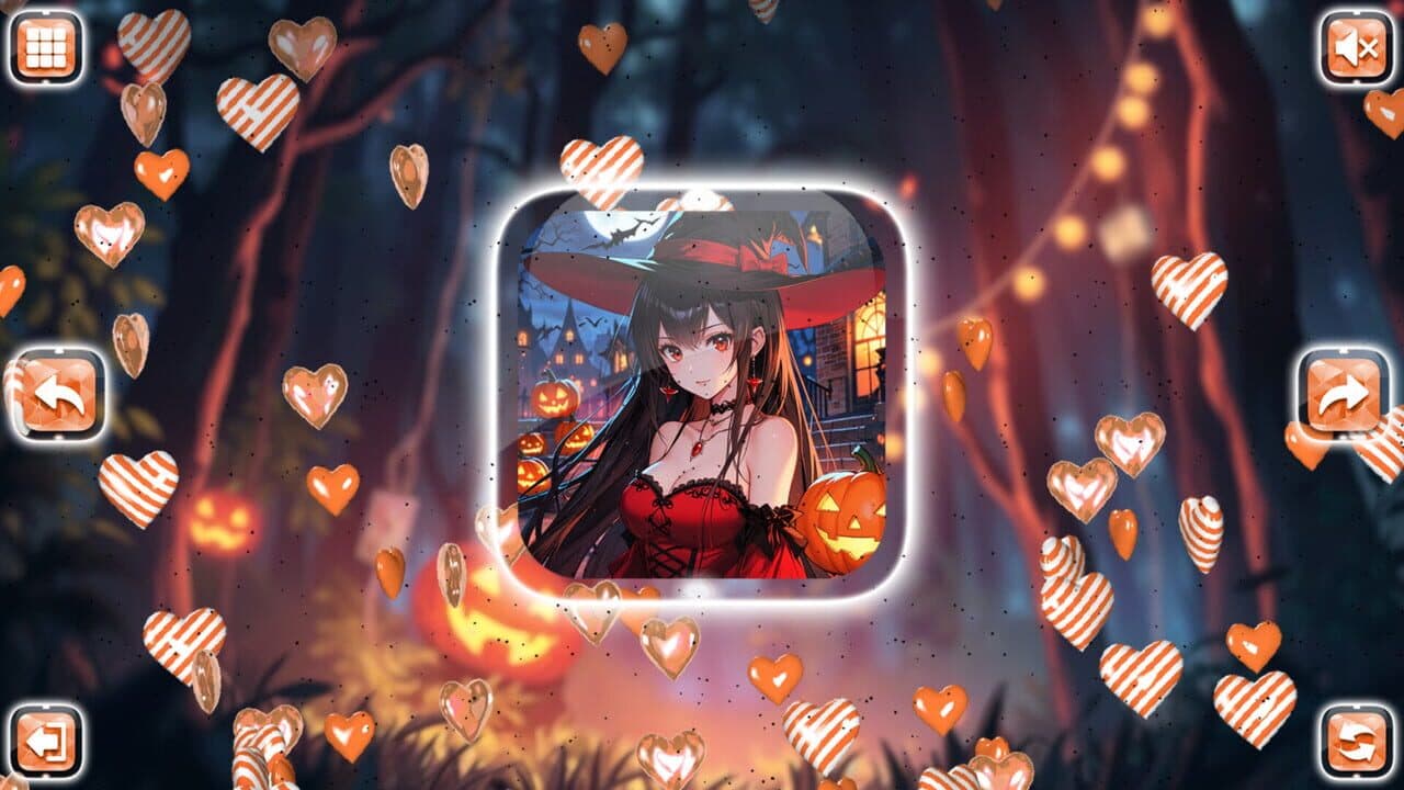 Lovely Anime Puzzle: Halloween thumbnail 6