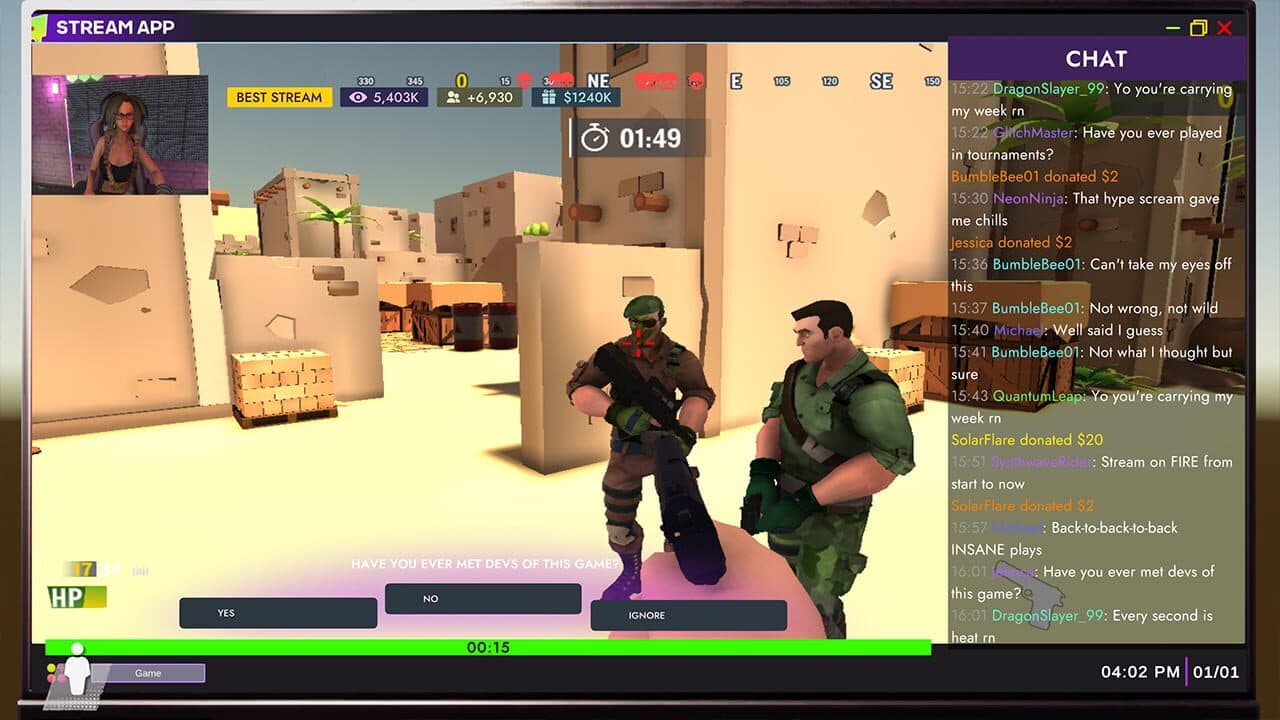 Streamer Simulator 2026 screenshot 1