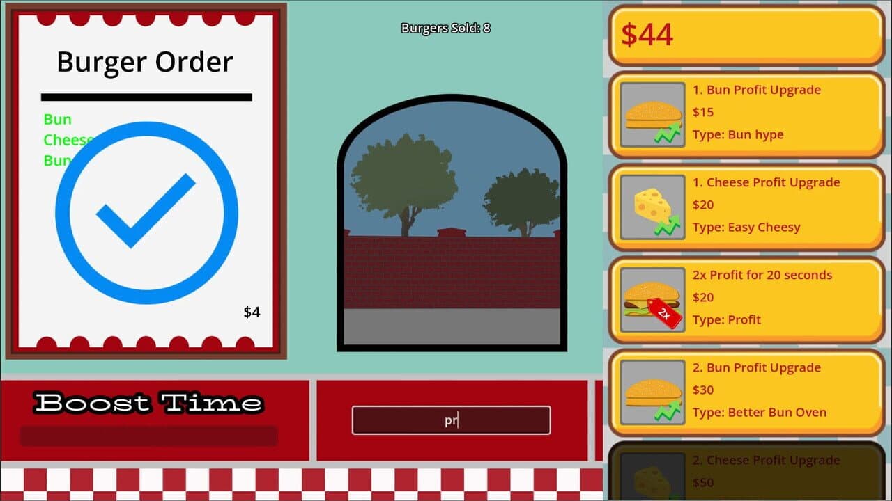 Burger Typer screenshot 1