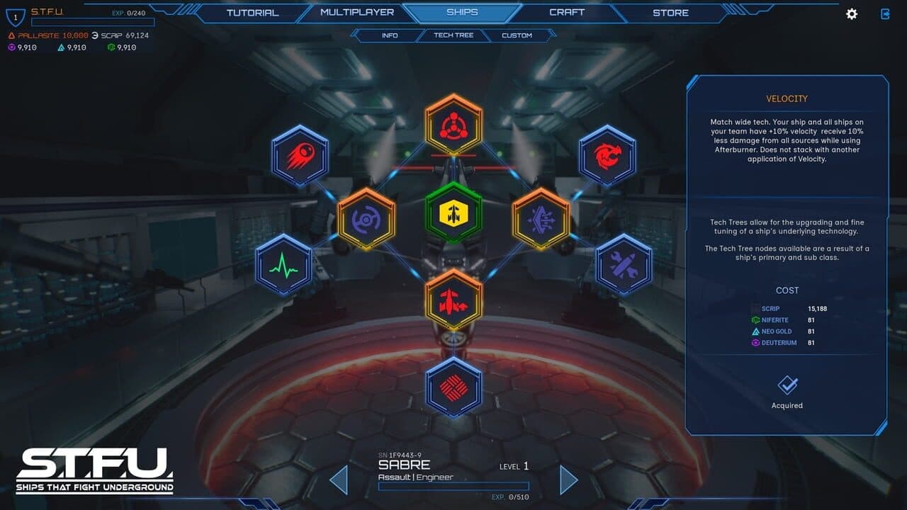 Ships That Fight Underground screenshot 1