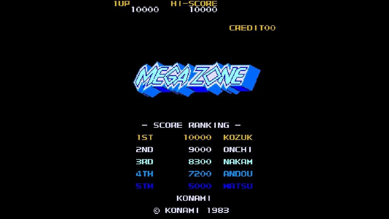 Arcade Archives: Mega Zone screenshot 1