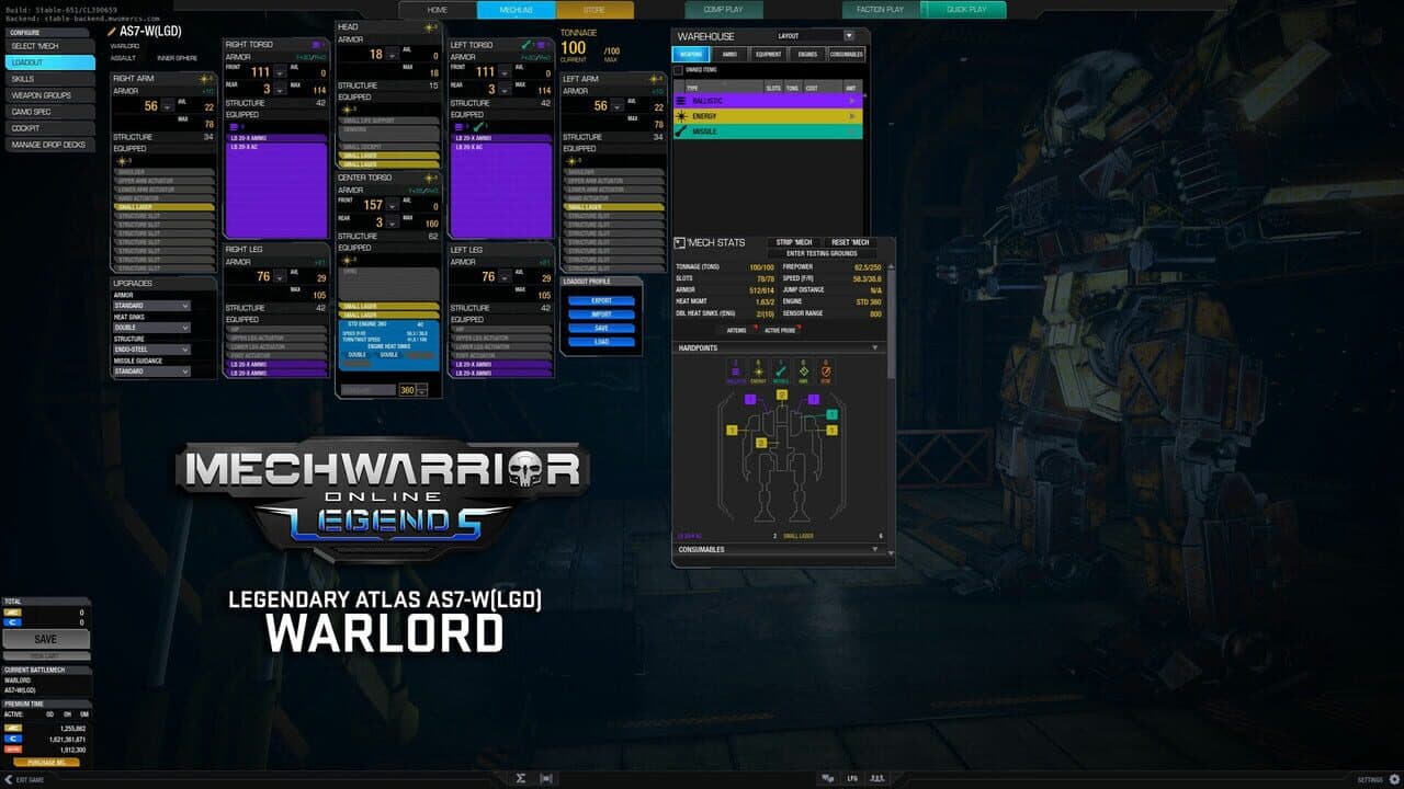 MechWarrior Online: Warlord Legendary Mech Pack thumbnail 2