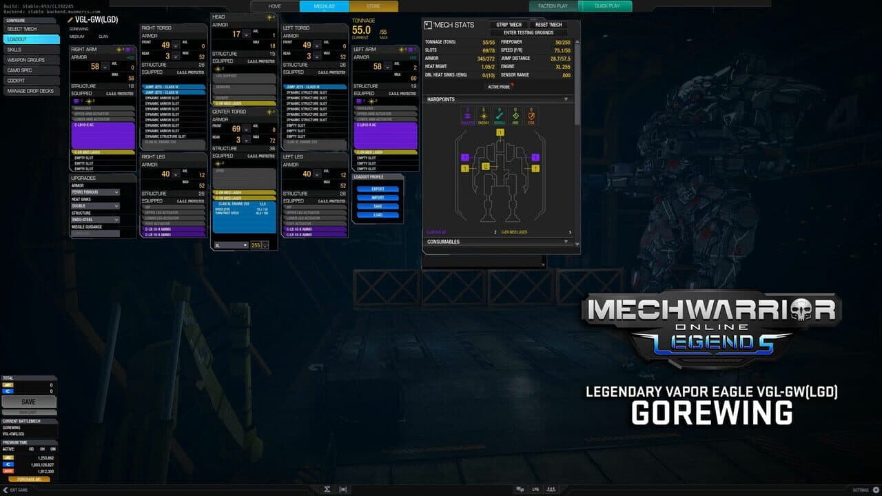MechWarrior Online: Gorewing Legendary Mech Pack thumbnail 3