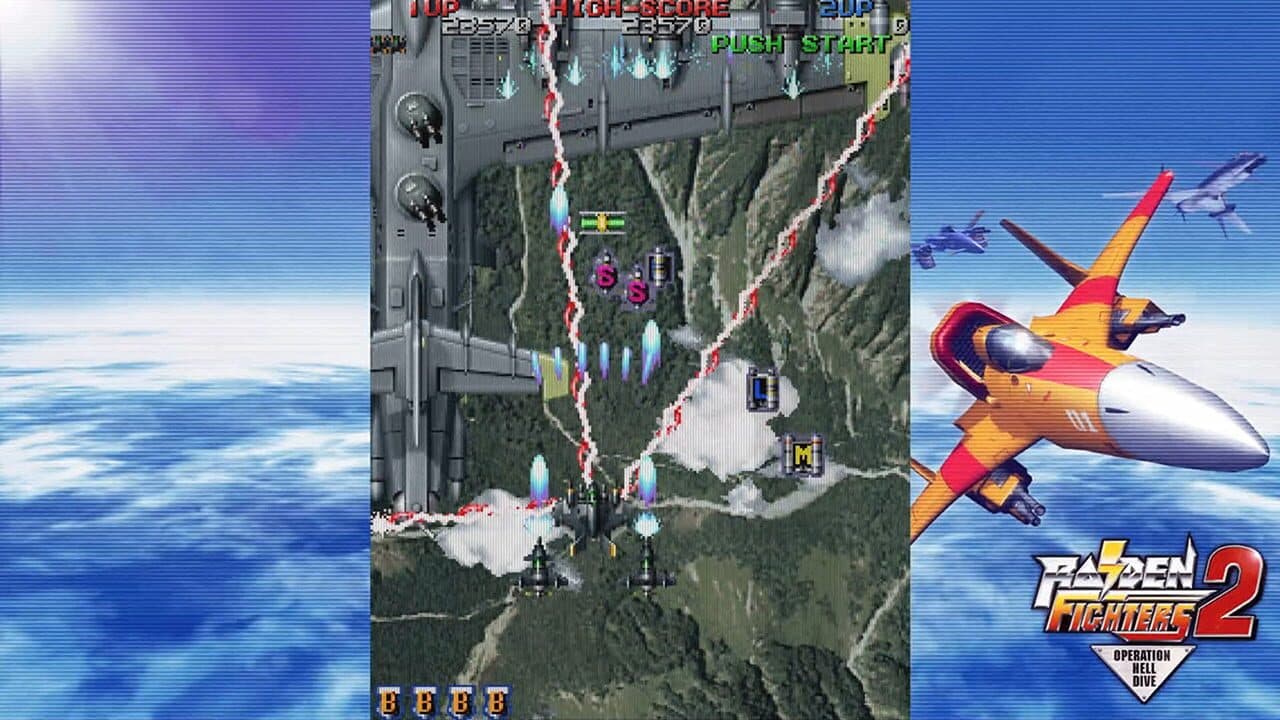 Raiden Fighters 2: Operation Hell Dive screenshot 1