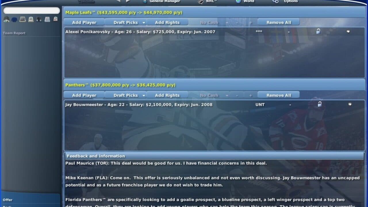 NHL Eastside Hockey Manager 2007 thumbnail 2