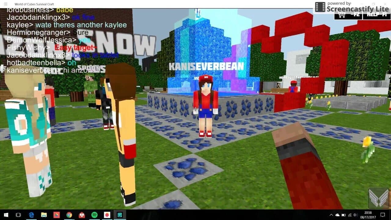 World of Cubes Survival Craft Multiplayer screenshot 1