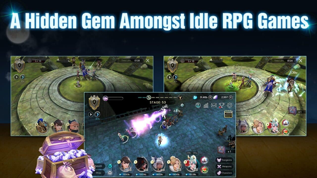 Savior Saga: Idle RPG screenshot 1