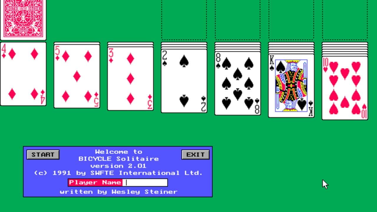Bicycle Solitaire screenshot 1