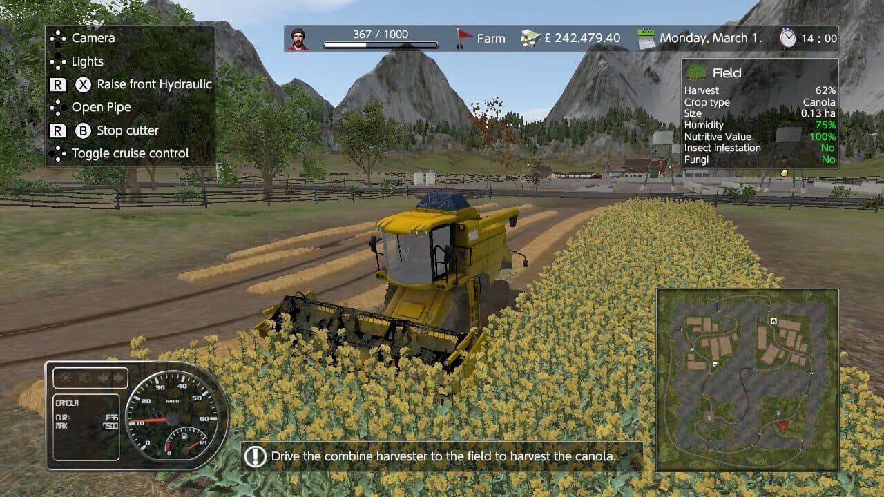 Professional Farmer: Nintendo Switch Edition screenshot 1