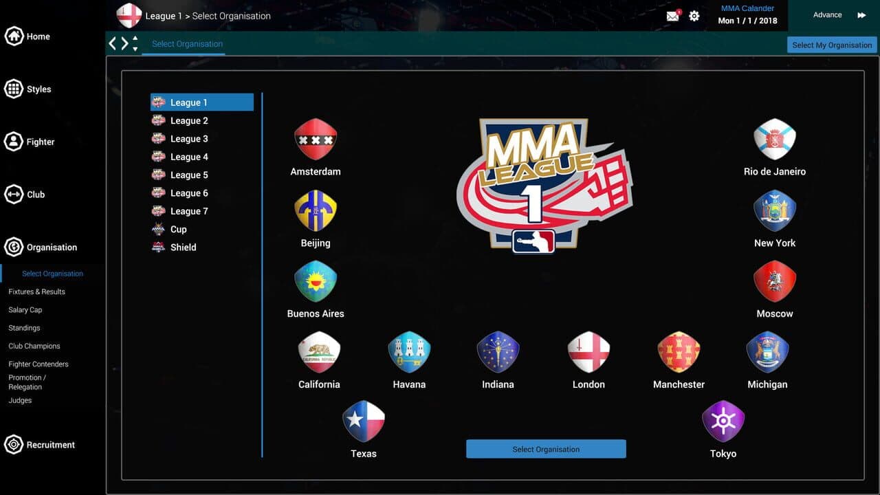 MMA Team Manager thumbnail 4