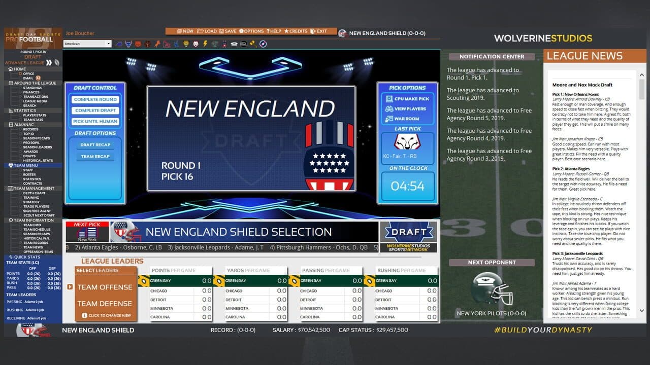 Draft Day Sports: Pro Football 2019 thumbnail 4