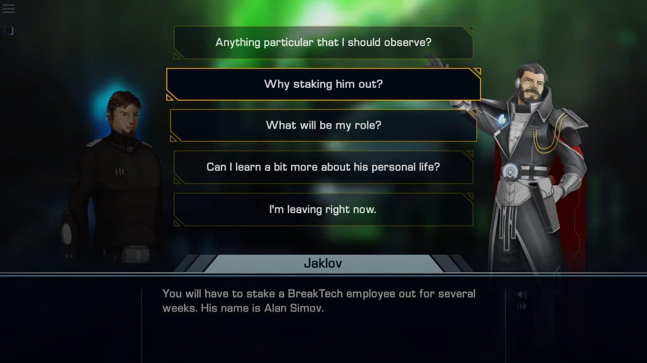 S.A.I.A awaknening: a Robothorium visual novel screenshot 1