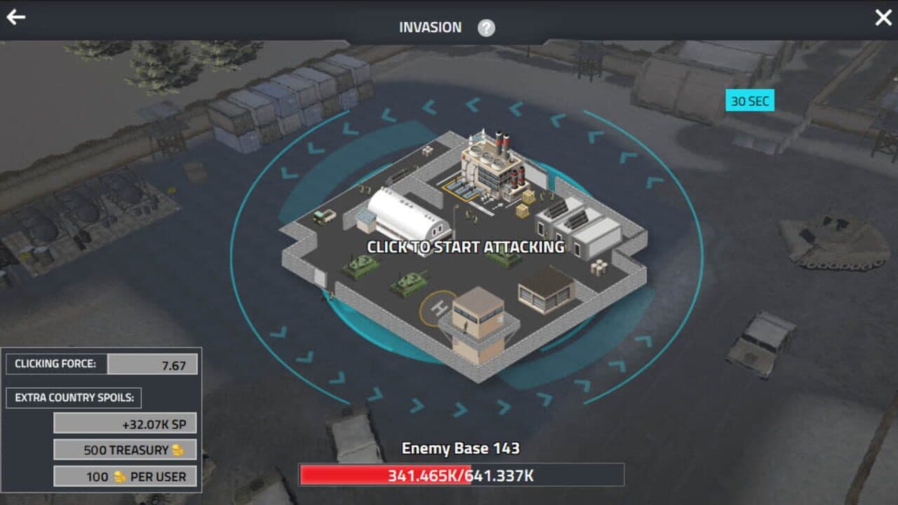 War Clicks screenshot 1