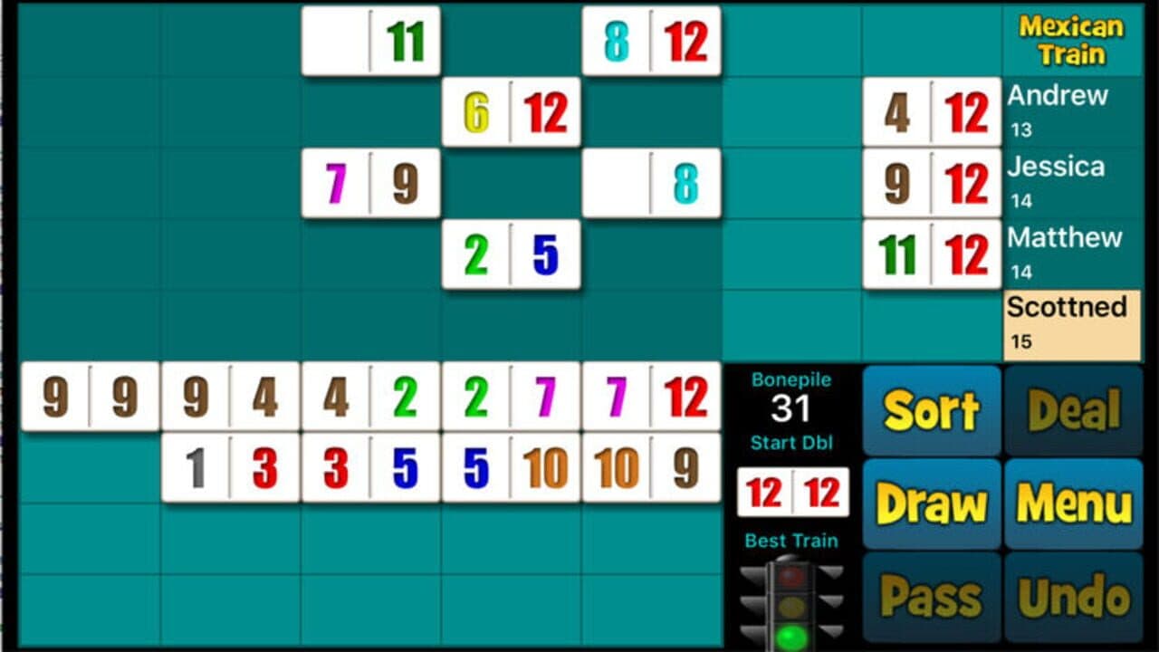 Mexican Train Dominoes 2 screenshot 1