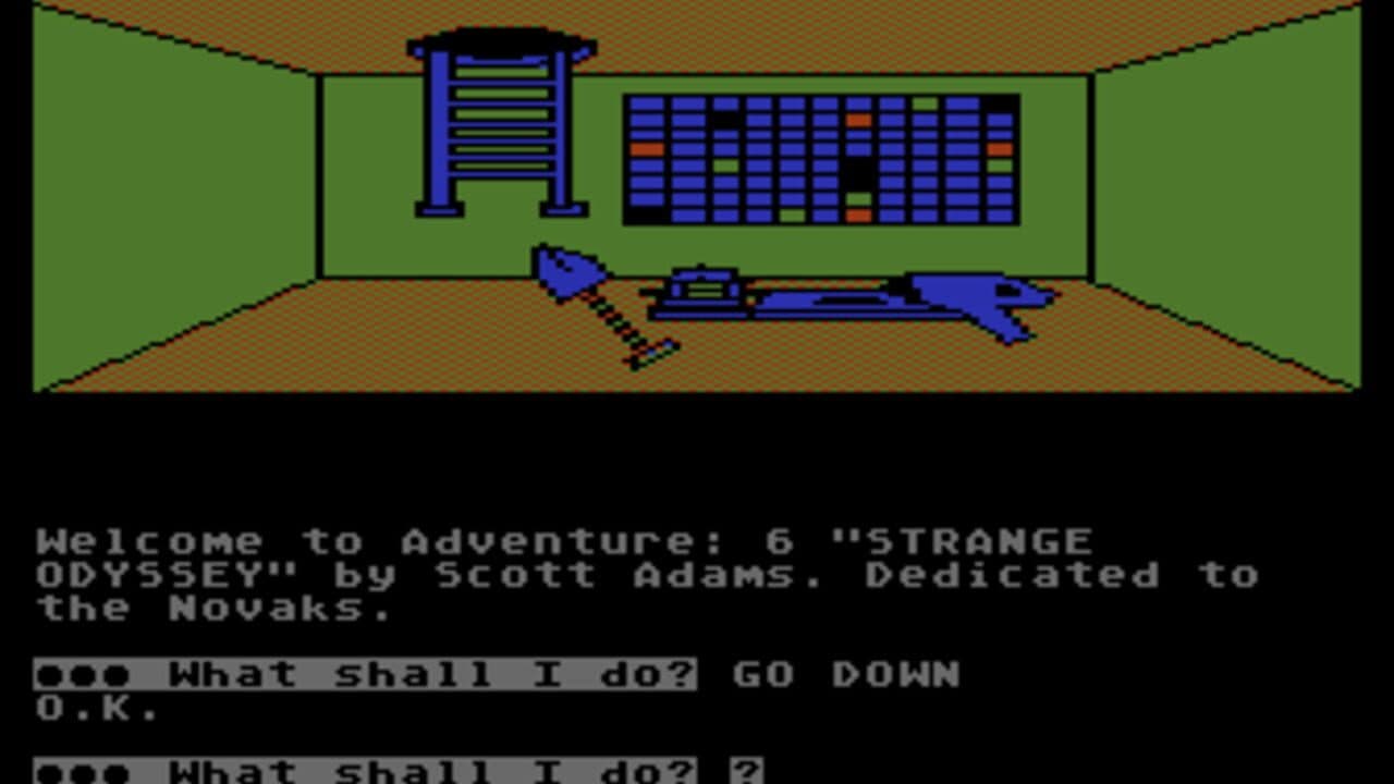 Scott Adams' Graphic Adventure #6: Strange Odyssey screenshot 1