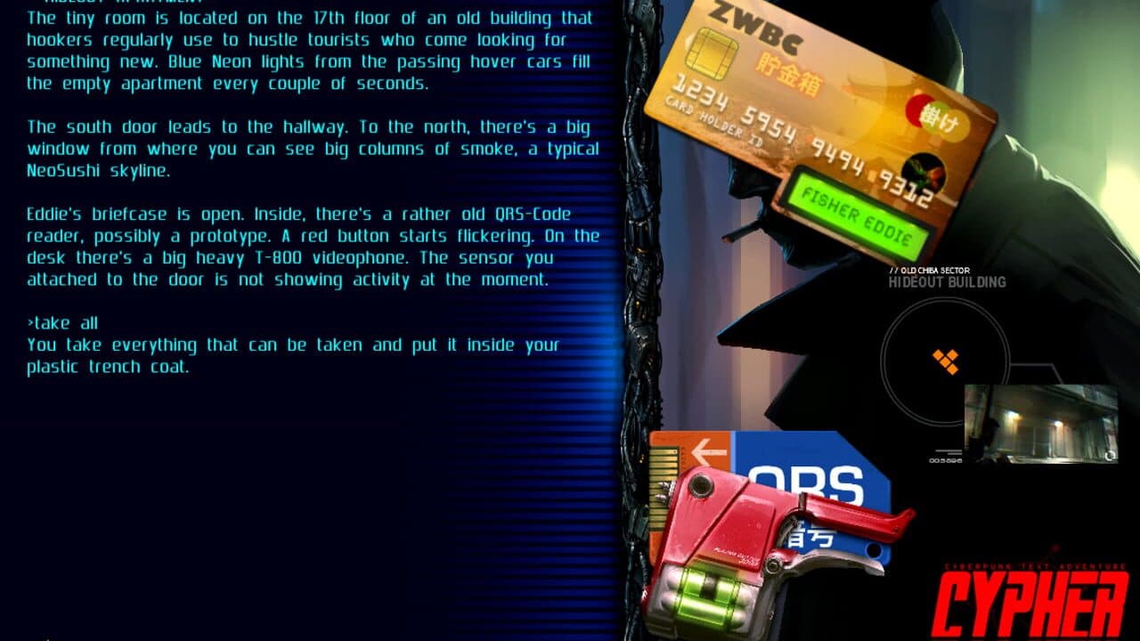 Cypher: Cyberpunk Text Adventure thumbnail 3