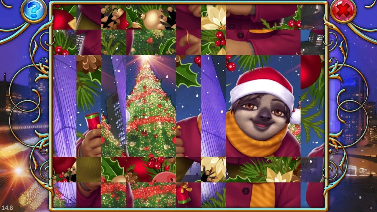 Travel Mosaics 6: Christmas Around the World screenshot 1