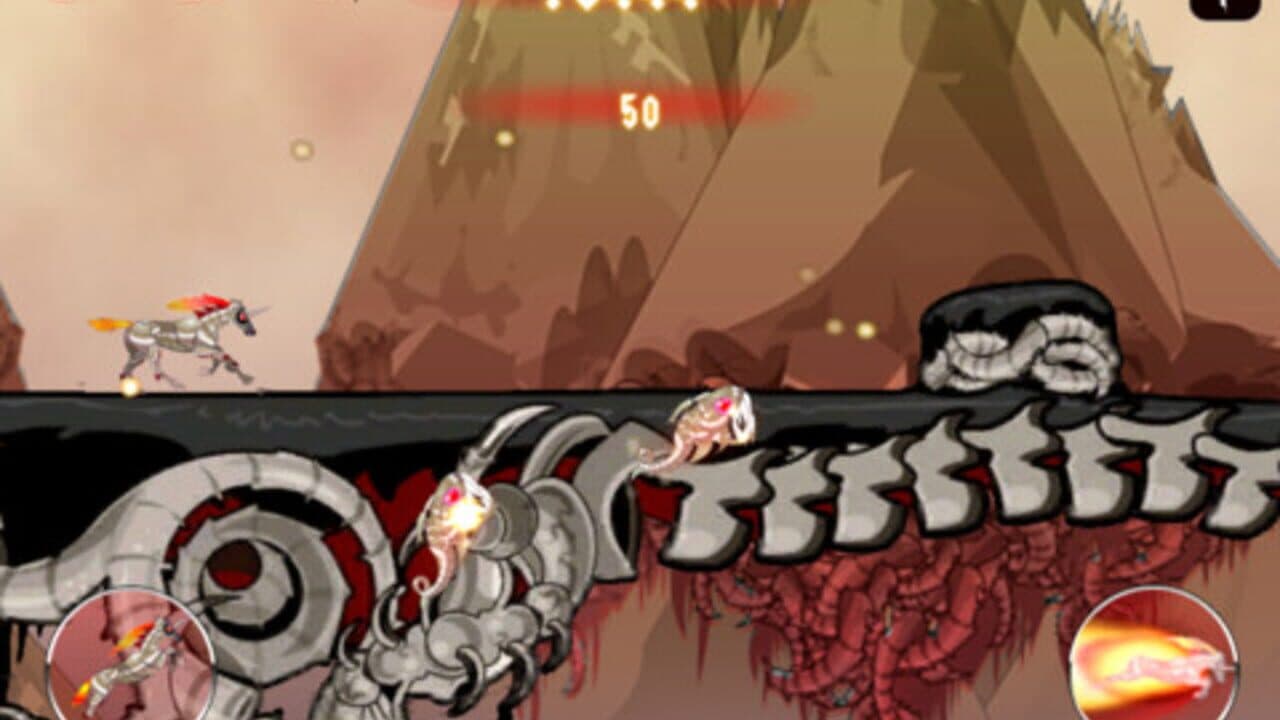 Robot Unicorn Attack: Heavy Metal screenshot 1