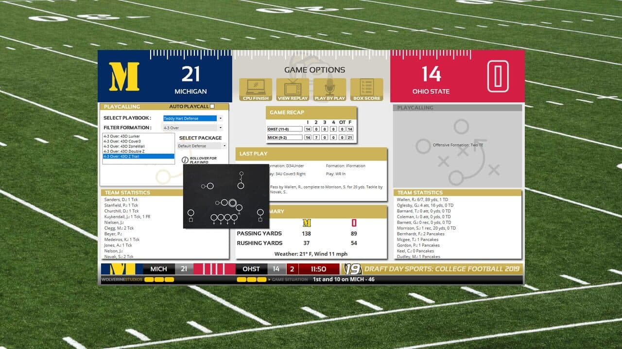 Draft Day Sports: College Football 2019 thumbnail 6